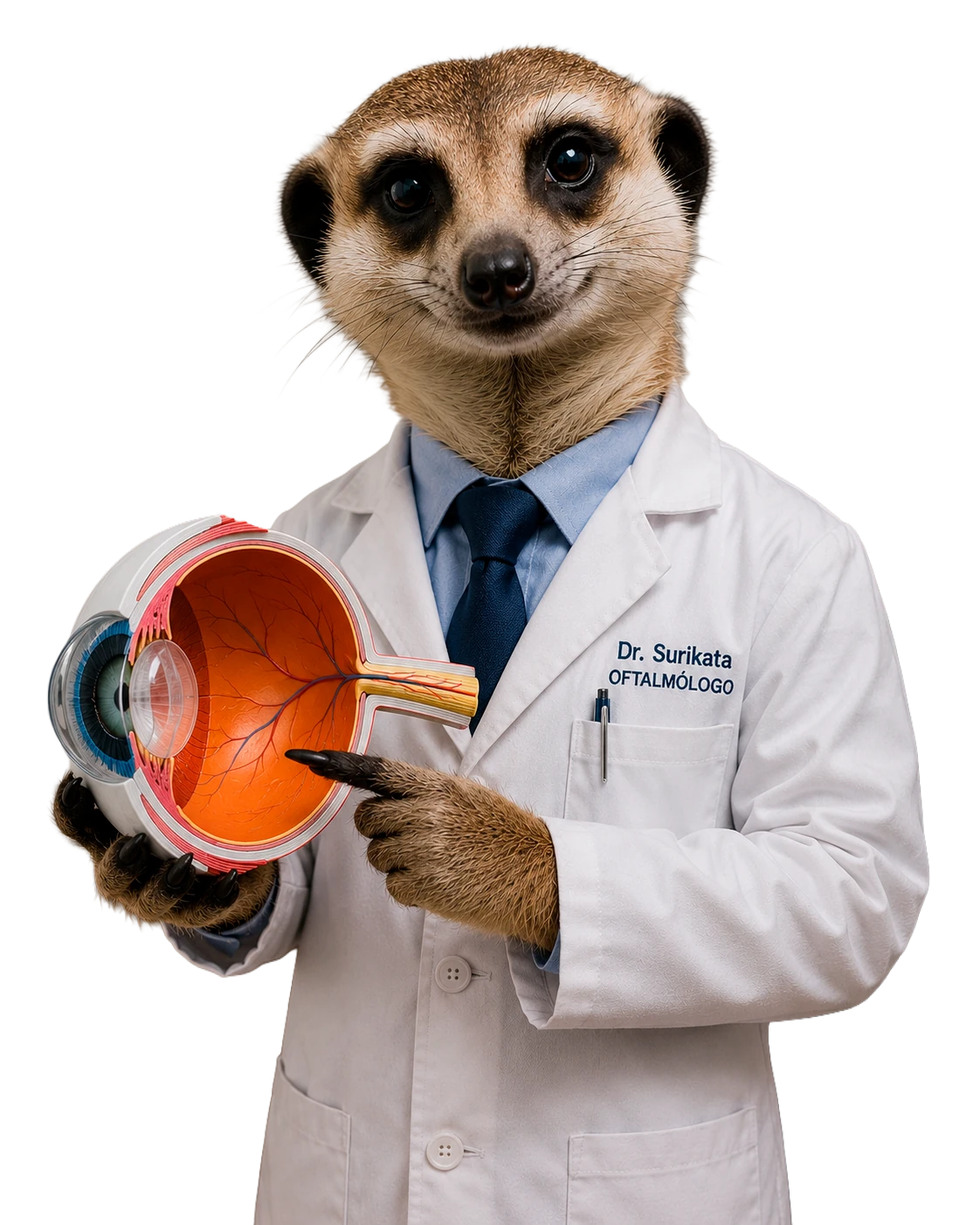 Dr. Surikata, mascota de Surikata Medics